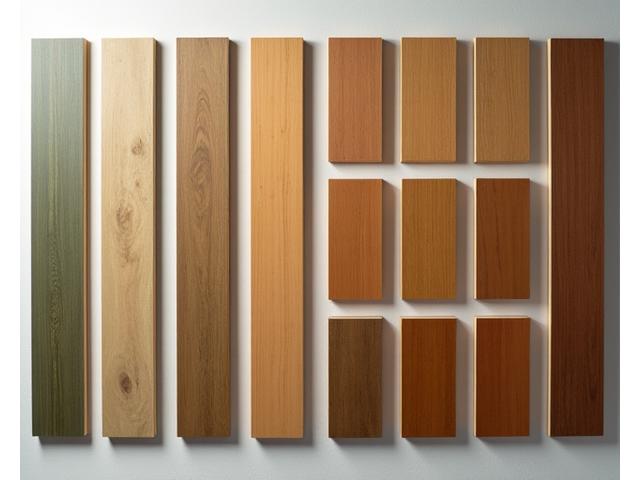 Varying colors and finishes for bamboo acoustic panels