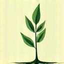Stylized icon of a sprouting bamboo shoot, representing the start of a sustainable project and growth. Aligns with the brand's natural aesthetic.
