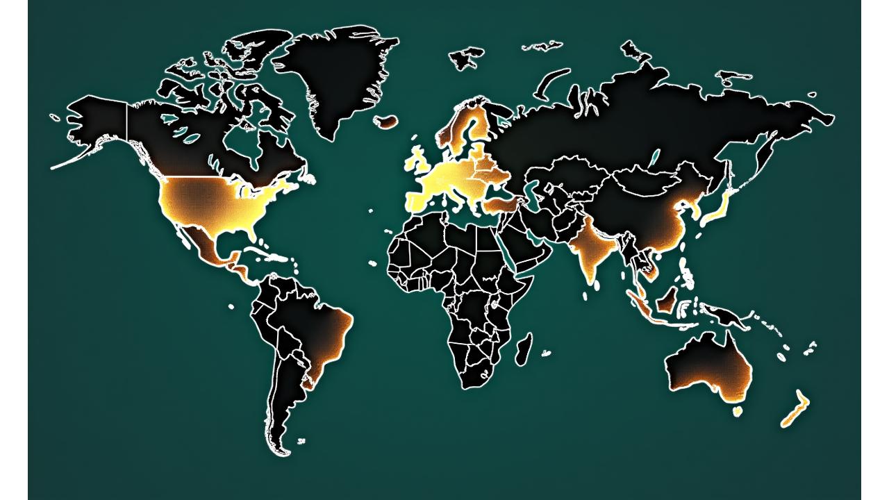 Interactive map showing global locations of Tresylvondria's certified sustainable material suppliers